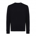 Iqoniq Etosha Lightweight Sweater aus recycelter Baumwolle, Schwarz