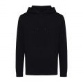 Iqoniq Rila Lightweight Hoodie aus recycelter Baumwolle, Schwarz