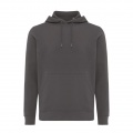 Iqoniq Rila Lightweight Hoodie aus recycelter Baumwolle, Anthrazit