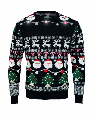 Logotrade Werbegeschenke das Foto: Weihnachts-LED-Pullover L/XL