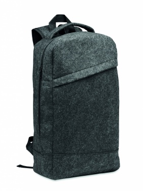 Logotrade Werbegeschenke das Foto: 13" Laptop Rucksack RPET-Filz