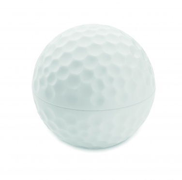 Logotrade Werbegeschenke das Foto: Lippenbalsam Golfball