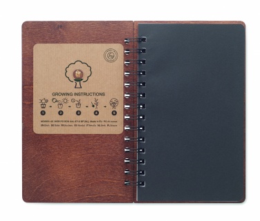 Logotrade Werbegeschenke das Foto: DIN A5 Notizbuch GROWBOOK™