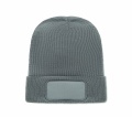 Beanie RPET-Polyester, Steingrau