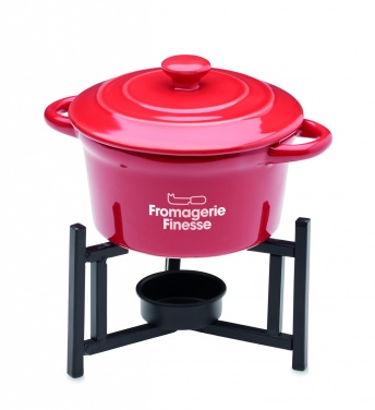 Logotrade Firmengeschenke das Foto: Keramik-Fondue-Set 300 ml