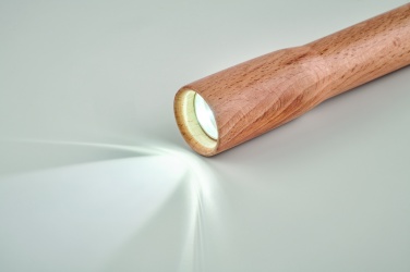 : COB Taschenlampe aus Holz