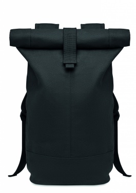 Logotrade Geschäftsgeschenke das Foto: Rolltop-Rucksack Canvas