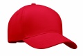 Baseball Kappe 5 Panels, Rot