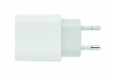 Logotrade werbemittel das Foto: 18W 2-Port USB-Ladegerät EU-Ste