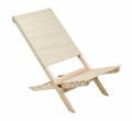 Klappbarer Strandstuhl, Beige