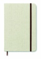 DIN A5 Notizbuch mit Canvas, Beige