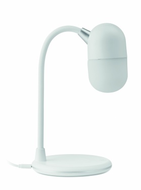 Logotrade Geschäftsgeschenke das Foto: LED Lampe mit Ladestation