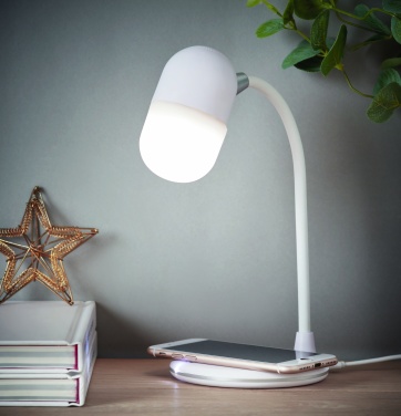 Logotrade Werbeartikel das Foto: LED Lampe mit Ladestation