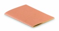 DIN A6 Notizbuch mit Pappcover, Beige