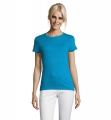 REGENT DAMENT-SHIRT 150g, Aqua