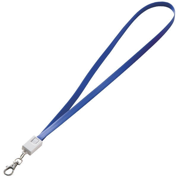 Logotrade Logogeschenke das Foto: Lanyard mit USB-Kabel LE PORT