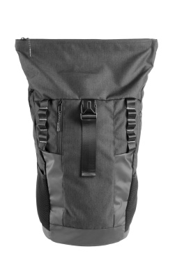 Logotrade Werbegeschenke das Foto: Rolltop-Rucksack ELBERT Schwarzwolf