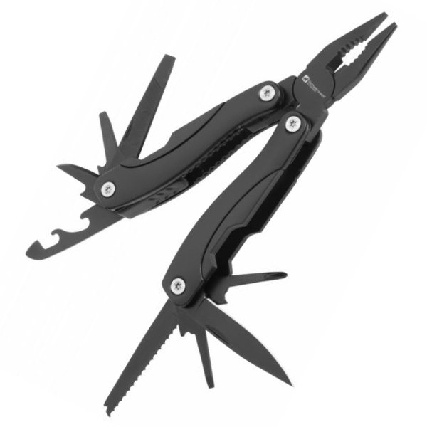 Logotrade Firmengeschenke das Foto: Multitool ARMADOR NEU Schwarz Schwarzwolf