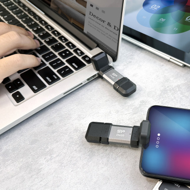 Logotrade Werbeartikel das Foto: USB-Stick Silicon Power Mobile - C51 3.2, 64 GB