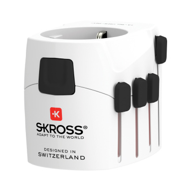 Logotrade Werbeartikel das Foto: SKROSS Pro 3-Pole World Travel Adapter