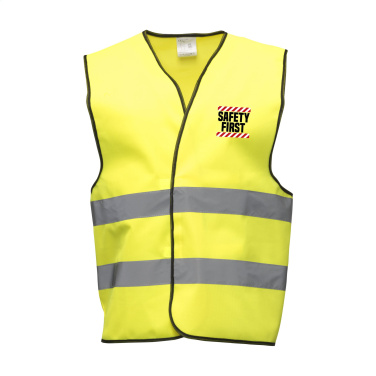 Logotrade Firmengeschenke das Foto: SafetyFirst Sicherheitsweste