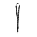 KeyCord 2 cm Schlüsselband, Schwarz