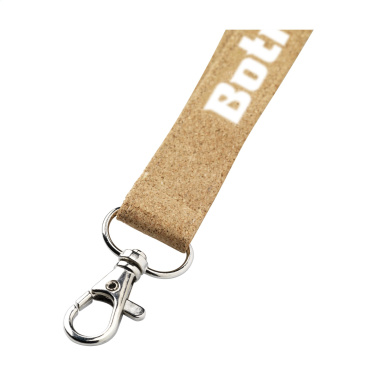 Logotrade Werbegeschenke das Foto: Lanyard Kork 2 cm Schlüsselband