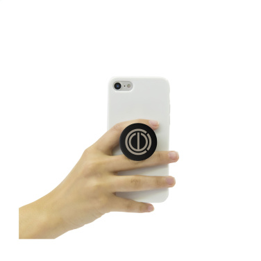 Logotrade Geschäftsgeschenke das Foto: PopSockets® Telefonhalter aus Aluminium