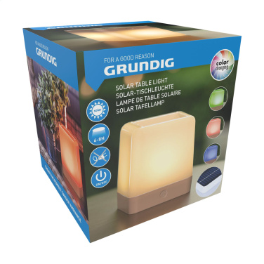 Logotrade Firmengeschenke das Foto: Grundig Lumo Solar Tischleuchte