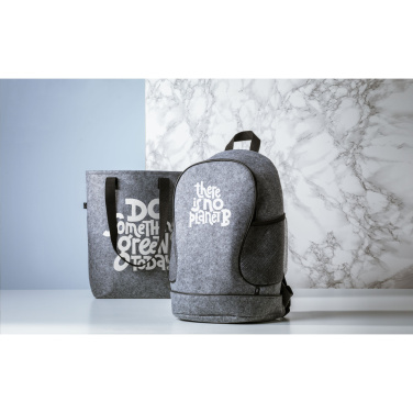 Logotrade Firmengeschenke das Foto: PromoPack Filz Gym Bag Rucksack