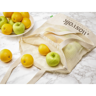 Logotrade Geschäftsgeschenke das Foto: Natura Organic Mesh Shopper (180 g/m²) Einkaufstasche