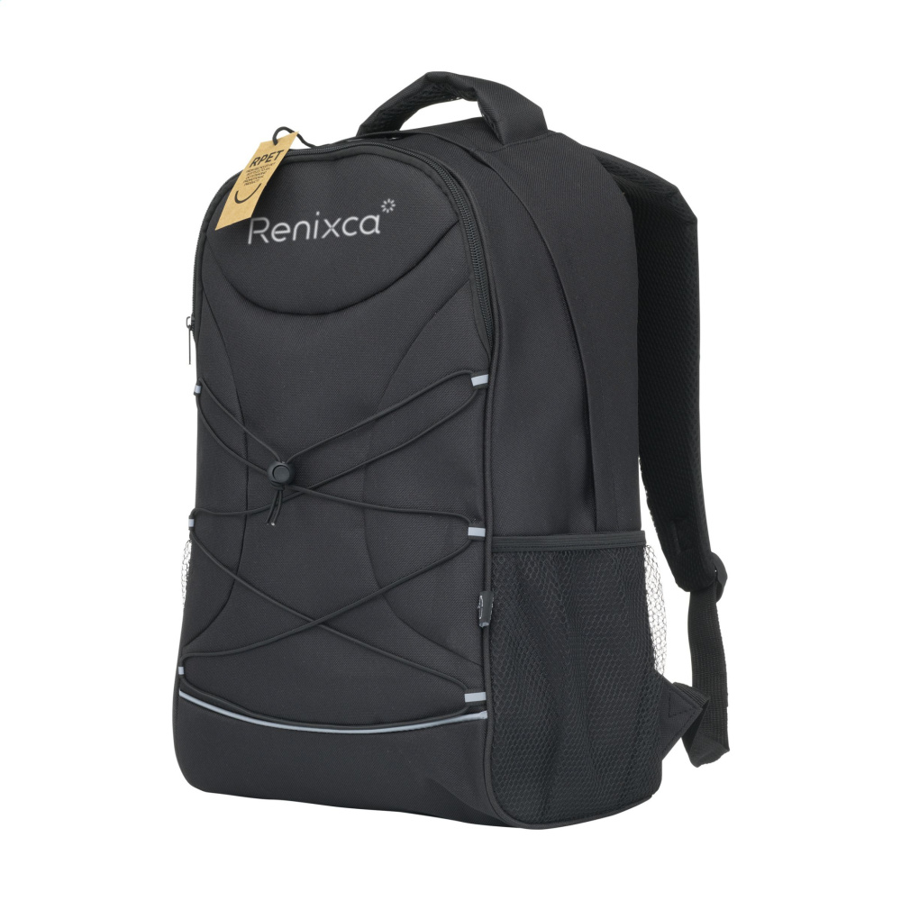 Logotrade werbemittel das Foto: Flashline GRS RPET Laptop-Rucksack