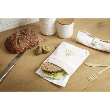 Logotrade werbemittel das Foto: Hanf FoodPouch Beutel für Brot