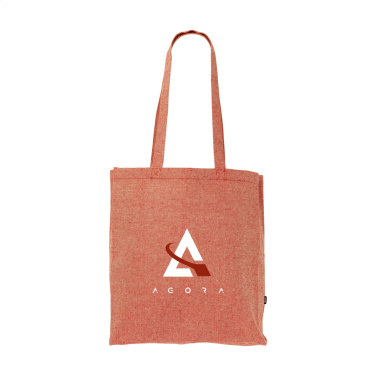 Logotrade Werbeartikel das Foto: Melange Shopper GRS Recycling-Canvas (280 g/m²) Tasche