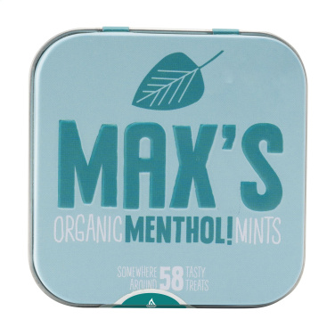 Logotrade Logogeschenke das Foto: Max's Mints Bio-Menthol-Mints