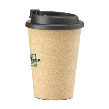 Logotrade Firmengeschenke das Foto: Attea Cork 350 ml Kaffeetasse