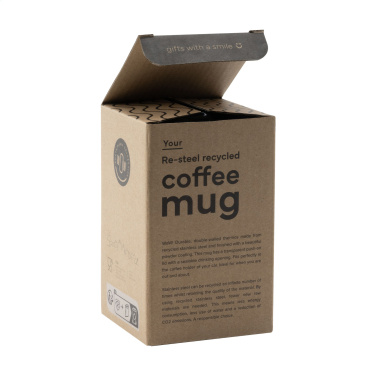 Logotrade Werbegeschenke das Foto: Re-Steel RCS Recycled Kaffeebecher 380 ml Thermobecher