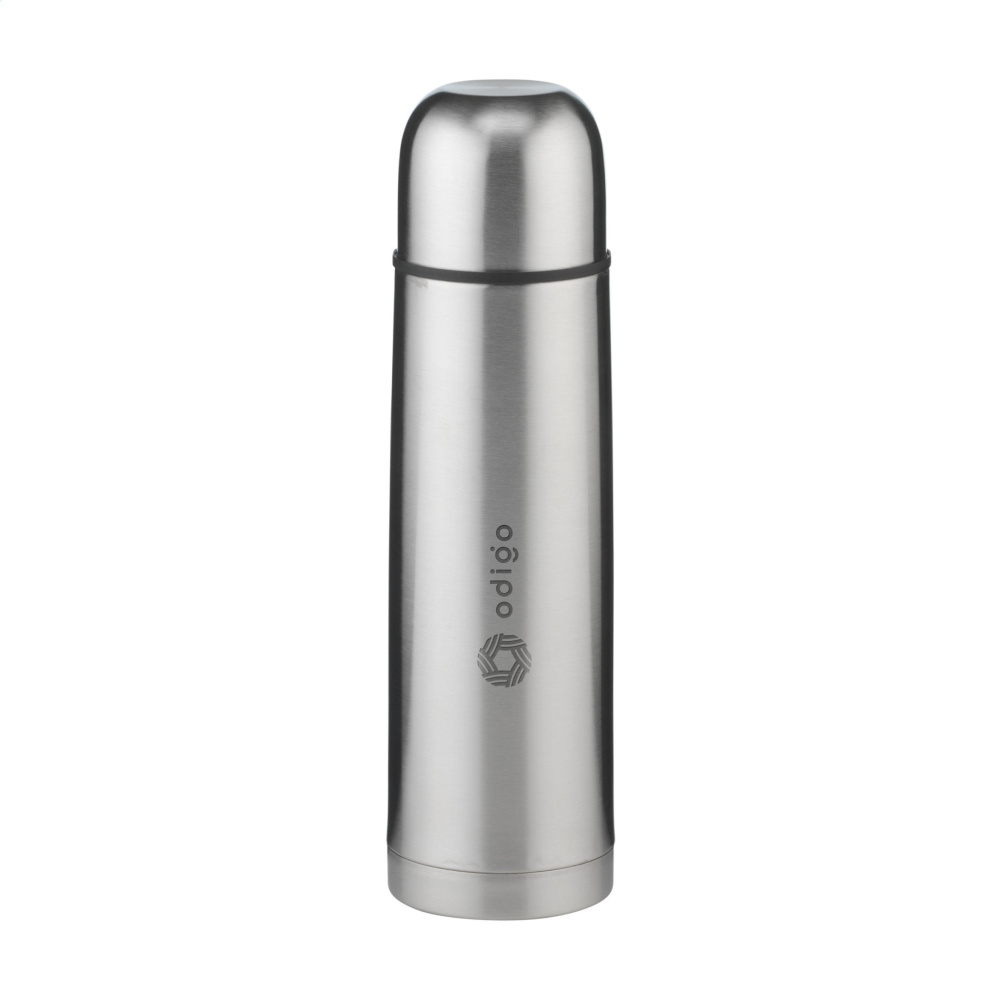 Logotrade werbemittel das Foto: Thermotop Midi RCS Recycled Steel 500 ml Thermoflasche