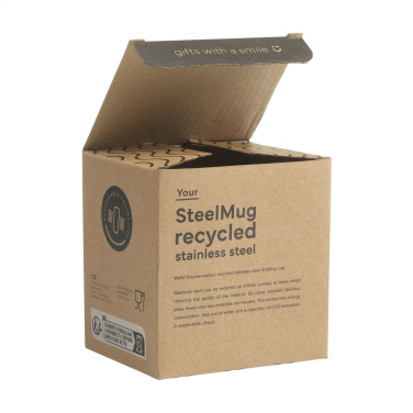 Logotrade Logogeschenke das Foto: SteelMug RCS Recyclingstahl 220 ml