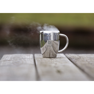 Logotrade werbemittel das Foto: SteelMug RCS Recyclingstahl 220 ml