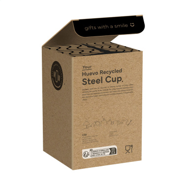 Logotrade Geschäftsgeschenke das Foto: Huevo RCS Recycled Steel Cup 350 ml Thermobecher