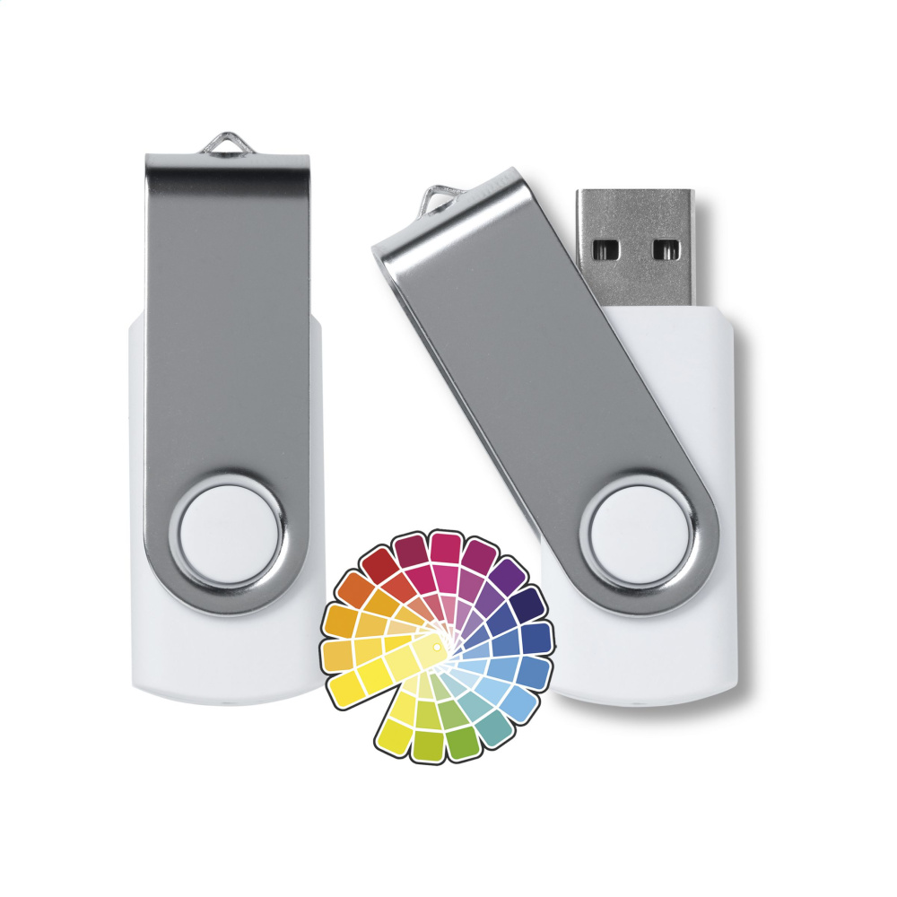 Logotrade Werbeartikel das Foto: USB-Twist 64 GB