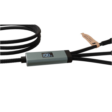 Logotrade Logogeschenke das Foto: SCX.design C53 100W ultraschnelles 5-in-1 Ladekabel aus rPET