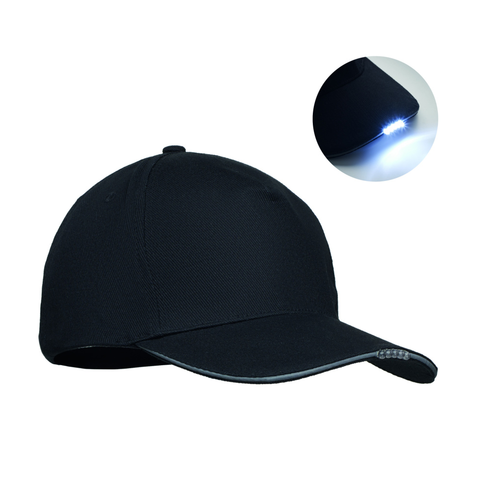 Logotrade Logogeschenke das Foto: Baseball Kappe mit LED 220g/m²