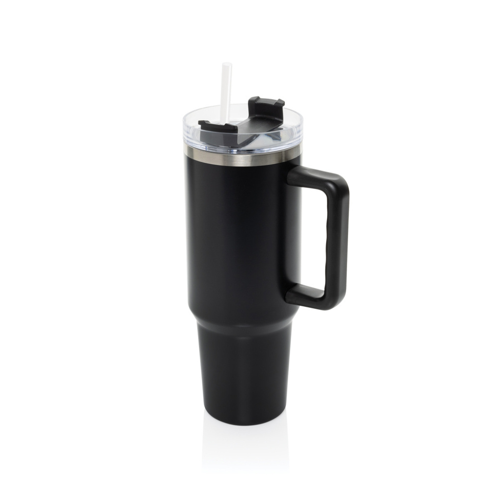 Logotrade Firmengeschenke das Foto: Stadley Becher aus RCS recyceltem Sainless Steel 1200ml