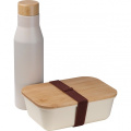 Set Lunchbox mit Edelstahlflasche Toronto, Beige