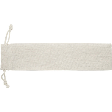 Logotrade Firmengeschenke das Foto: Root 5-teiliges Besteckset aus Edelstahl und Buchenholz