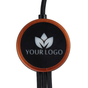 Logotrade Werbeartikel das Foto: Kabel 3in1 mit beleuchtetem Logo - LH-ZM04