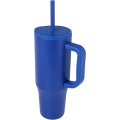 Brady 900 ml RCS-zertifizierter Isolierbecher mit Silikon Trinkhalm, Königsblau