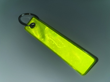 Logotrade Geschäftsgeschenke das Foto: Reflekt. Schlüsselanhänger PVC
